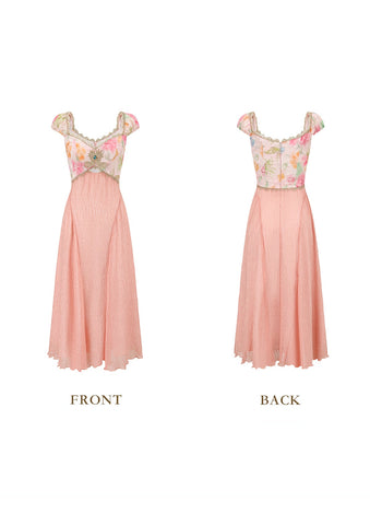 Blazing Sunset Cloud Dress