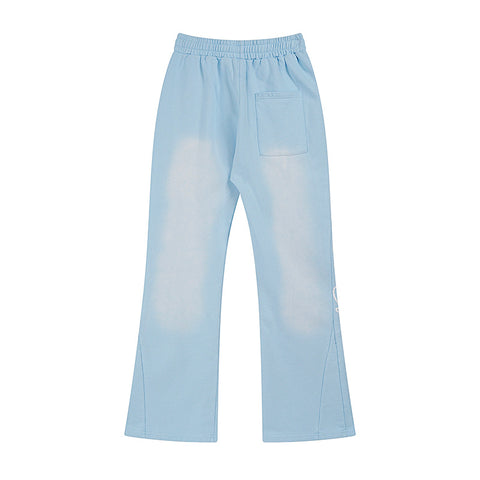MIXED EMOTIO Cupid Cherub Light Blue Flare Sweatpants
