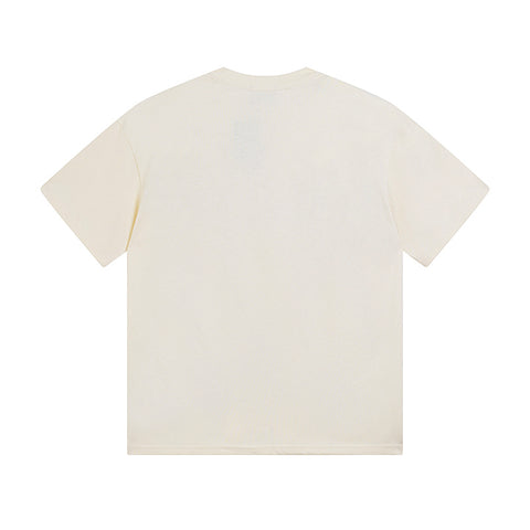 MIXED EMOTIO Tattoo‑Style Cupid Heart Graphic Short Sleeve T‑Shirt