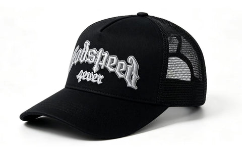 Godspeed Forever Trucker 3M Reflective Hat Black