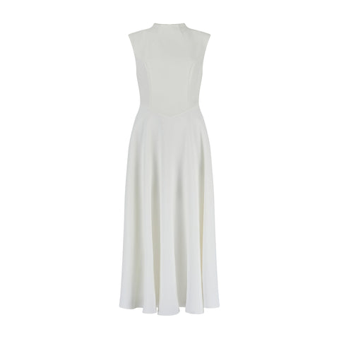 High Waist Midi Dress