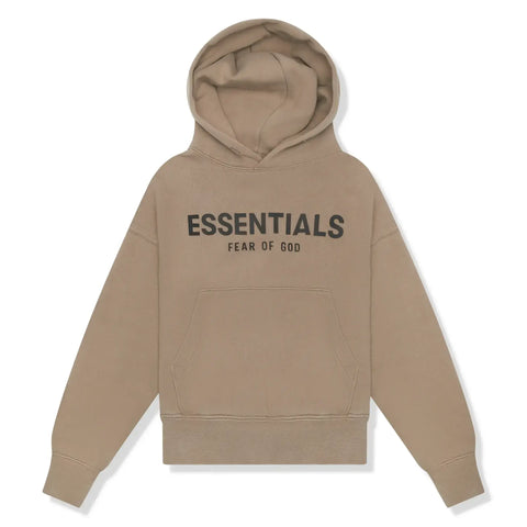 Fear Of God Essentials Kids Taupe Hoodie